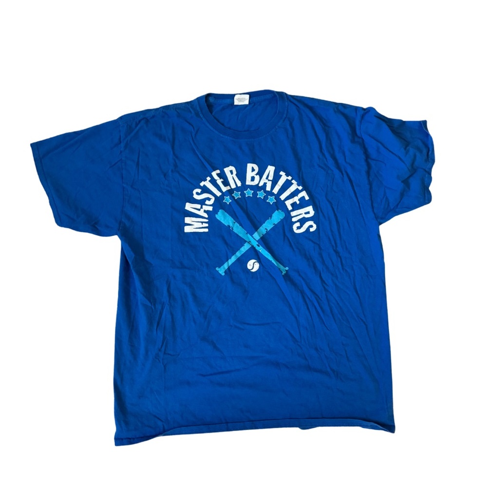 Fruit of the Loom Blue Graphic Tee